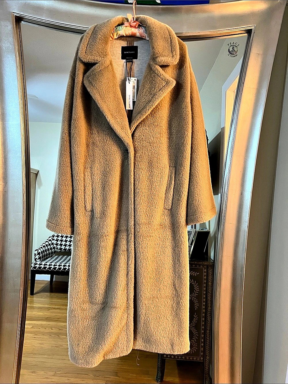 Sanctuary Teddy Coat Brown NWT